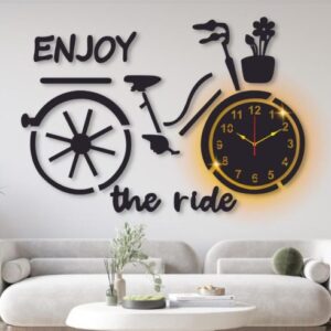 cycle design wall clock