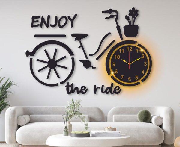 cycle design wall clock