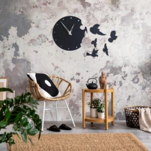 birds design wall clock